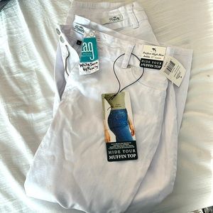 Royalty for me white 27” inseam pants